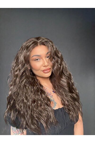 Suzan Peruk Doğal Dalgaya sahip Her yöne ayrım olan. HAYALET TÜL PERUK.Hava alır file