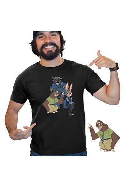 OEM Men's T-Shirt Zootopia Rabbit Policeman Judy