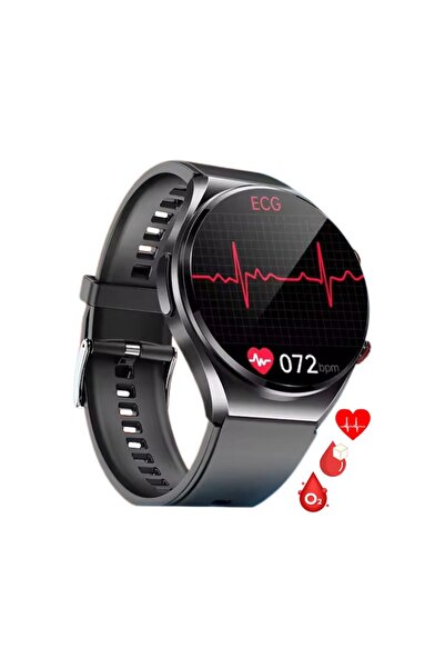 gitech Smartwatch with Blood Glucose Measurement, ECG, Blood Pressure, SpO2, Thermometer, Bluetooth Connection