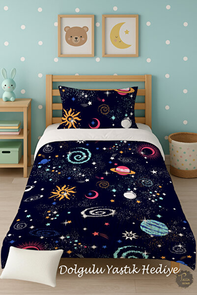 Talia Home Дитячий ковдра з малюнком галактики та планет для одного TLAG-037