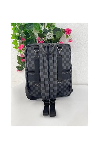 BİLGİMOLA Remuse Unisex Backpack Checkered Black Gr