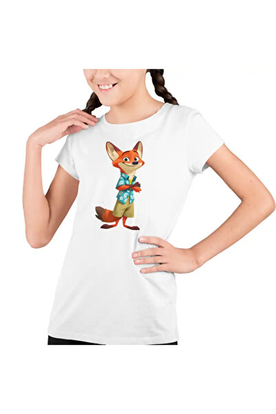 OEM Tricou Copii Fete Zootopia Nick Wilde