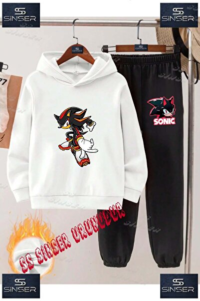 SS SİNSER Set de trening cu hanorac cu imprimeu special pentru copii, unisex,...