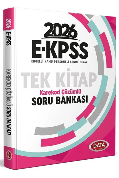 Bi bigelio Data 2026 EKPSS Soru Bankası Çözümlü Tek Kitap Data Yayınları
