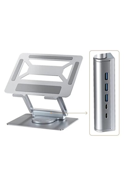 oemco Stație de andocare pentru laptop RiccAde cu suport din aluminiu