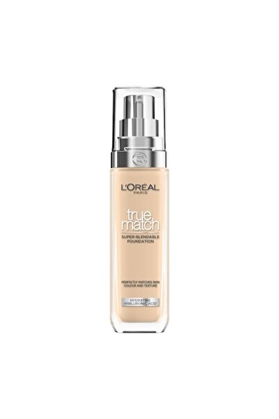 L'Oreal Paris True Match Super-Blendable, Acid Hialuronic, Fond de Ten Lichid, 2N, Vanilie, ...