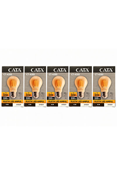 Cata CT-4285 4W RUSTİK LED AMPUL-5Lİ PAKET