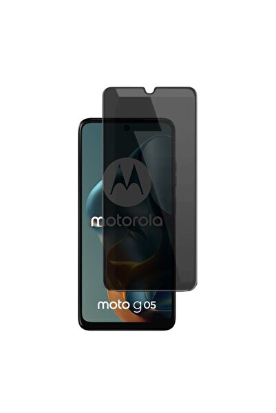 Motorola Privacy tempered glass screen protector for Moto G05 with Mounting Kit Included