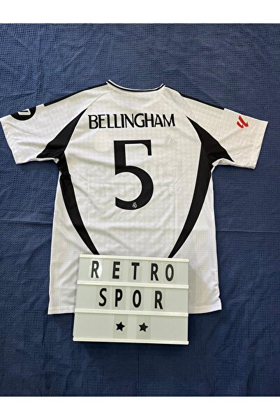 JANJON STAR Jude Bellingam Short Sleeve White Color R.Madrid Jersey / Bellingam Home White Number 5 Jersey