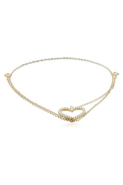 Mirfa Spectacles Anti-Slip Chain, Retainer Glasses Strap Necklace (Golden Cha...