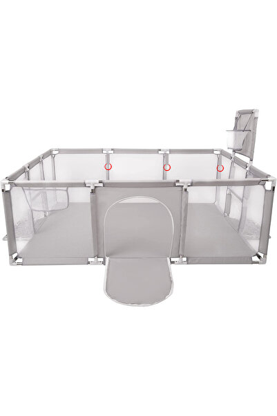 CIUPIGo Tarc de joacă pentru copii CIUPIGo® Centru de activități XXL 230x122x62 cm - Coș de baschet, 2 porți de fotbal, Oxfo