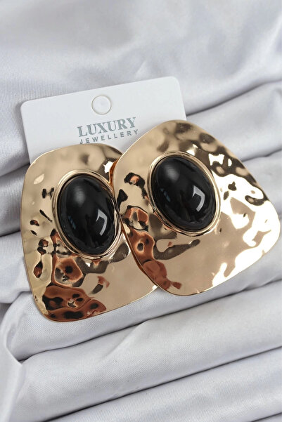 Clariss Brass Gold Color Vintage Women's Earrings