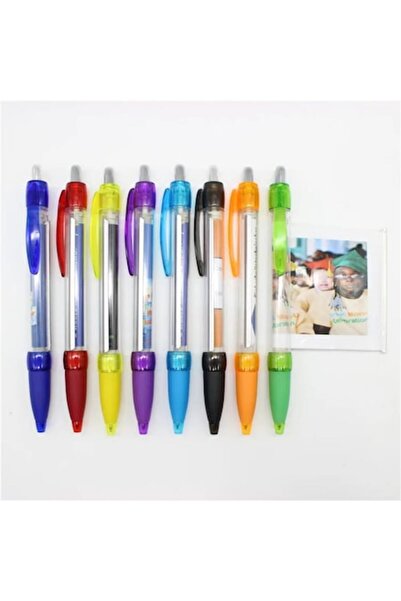 oemco RiccAde ballpoint pen, in different colors, with a picture printed on the pen barrel