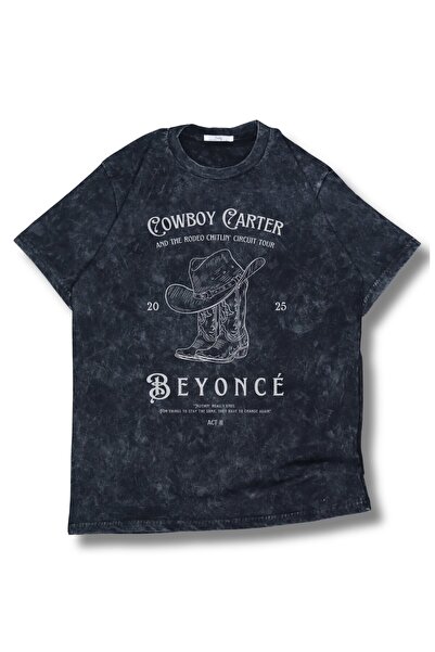 Fuddy Moda Unisex μπλουζάκι με γράμματα Cowboy Carter, ρετρό μπλουζάκι με θέμ...