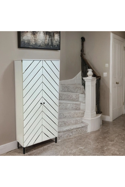 Tasamem Dafia Two-door wooden shoe cabinet