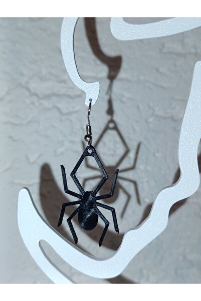 Mey3DDesign Cadılar Bayramı Örümcek Küpe, Sallantılı ve Çok Güzel