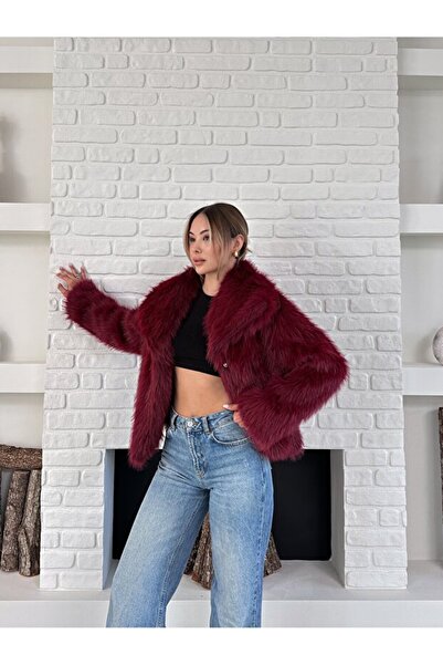 GALAVİP Women's Premium Soft Textured Lined Sunu Fur