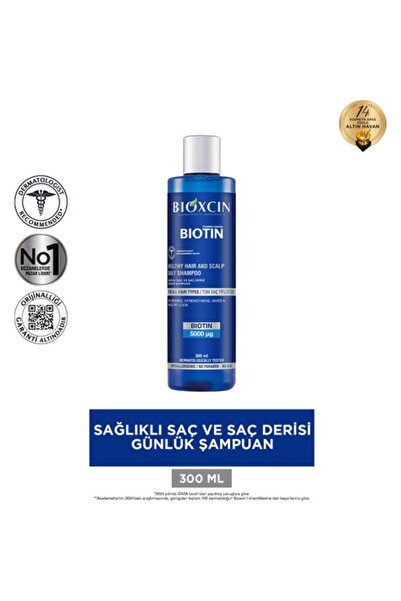 Bioxcin Biotin Şampuan Günlük Saç Dökülmesine Karşı 300Ml