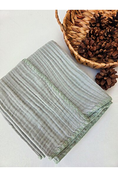 GizaKids 100% Cotton Muslin Baby Blanket | Multi-Purpose Coverlet
