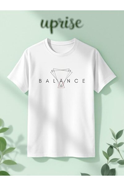 Vordevia Μπλουζάκι Balance Denge με τύπωμα Cotton oversized