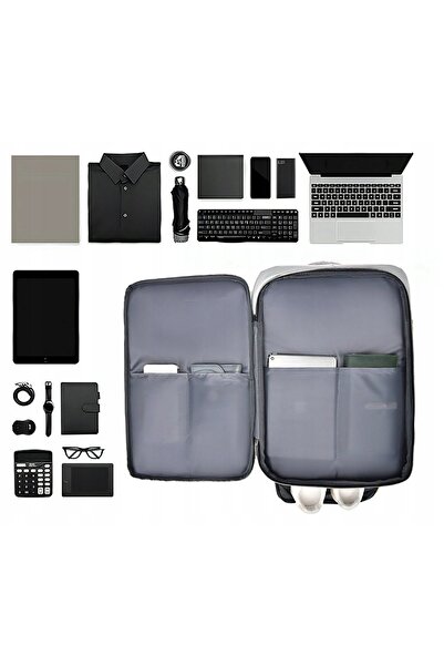 TnsAround TNS® Multifunctional Backpack, Laptop Compartment, Airplane Luggage, School, Travel, 3 Compartments