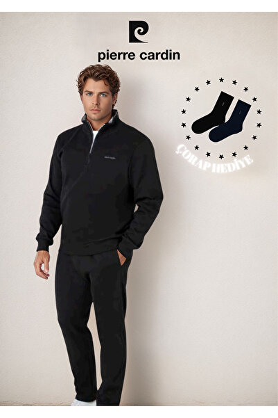 Pierre Cardin Men's Clothing 100% Cotton Half Zipper Tracksuit Set L1.Pc.6116.001