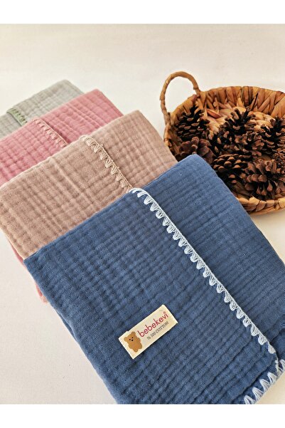 GizaKids 100% Cotton Muslin Baby Blanket | Multi-Purpose Coverlet