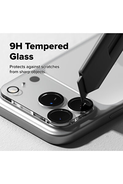 bbtech Crystal Clear 9H Anti-Break Glass Camera Unit and Lens Protector Compatible with iPhone 17 Pro Max