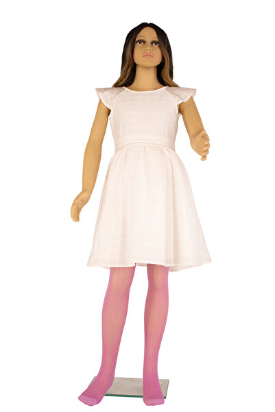 PETRA-ELISA Children's Lycra Tights 20 Den Iolanda, Fuchsia Pink, 6-9 years
