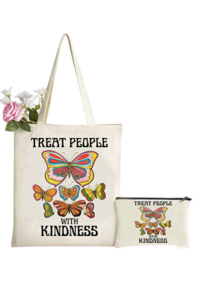 Boom town Cloth Bag - Pen Holder Set, Set of 2