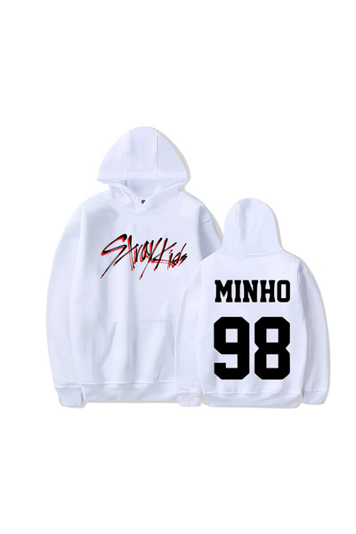 MAGORS Minho Straykids Printed Hooded 3-Ply Quality Oversize Sweatshirt