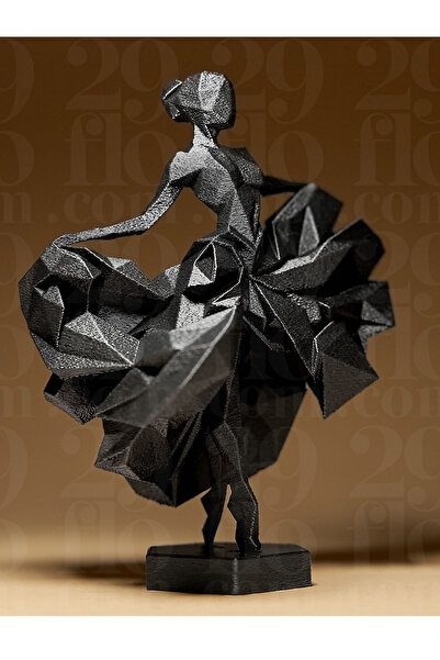 Nova VİP Tasarım Özel Seri 15 Cm Balerin Ev Dekorasyon Ürünü- Dekoratif Obje - Biblo