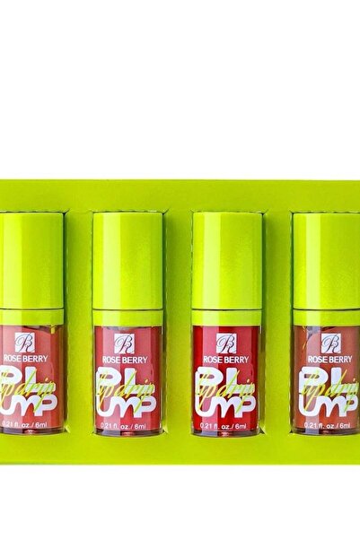 ROSE BERRYY ROSE BERRY 4pcs PLUMP LIPGLOSS