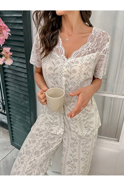 Lilly Lace Blossom Pajama Set