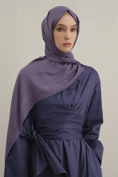 Armine Logo Border Cotton Silk Shawl 1 45