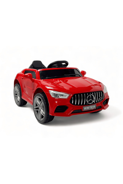 ALBADER Electric Car, Ride On Car Luxury Mercedes, With 12V Battery, 2 Motors, Remote Control, Music