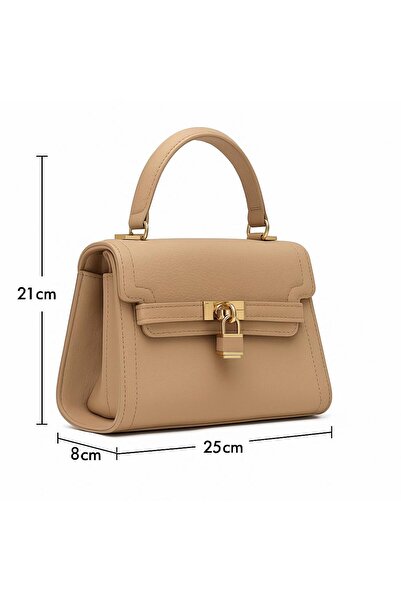 Generic Ladies Handbag with Lock Design – Shoulder & Top Handle Bag For Women