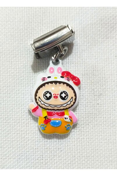 SATIYU BUTİK Labubu Figured Charm – Italian Bracelet Compatible Stainless Steel