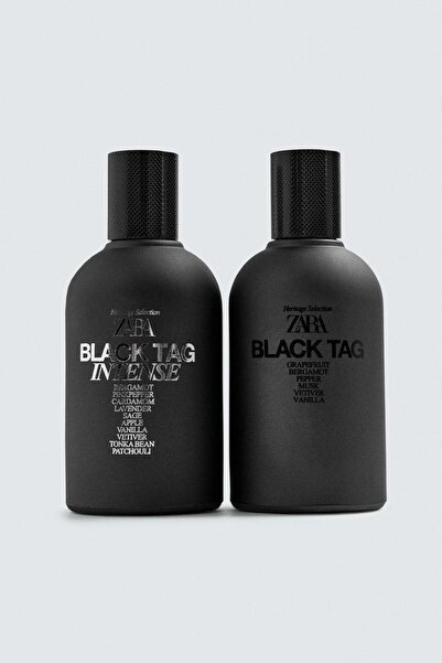 Zara BLACK TAG + BLACK TAG INTENSE EDP 100ML 2 x100 (İNDİRİMSEHRİ ) (3.38 FL.OZ).