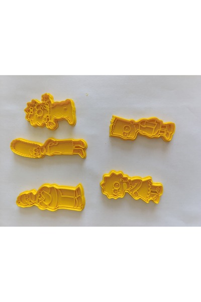 RPMD Store قالب سيمبسونز، قالب عجين اللعب، قالب عجين، قالب كيك، قالب بسكويت