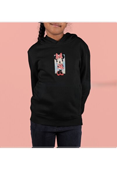 Maki Home Makiteks Качулка с принт за момичета Качулка Светър Зимна спортна б...