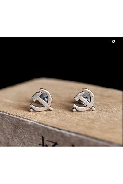 AKCA TAKI Orak Çekiç küpe