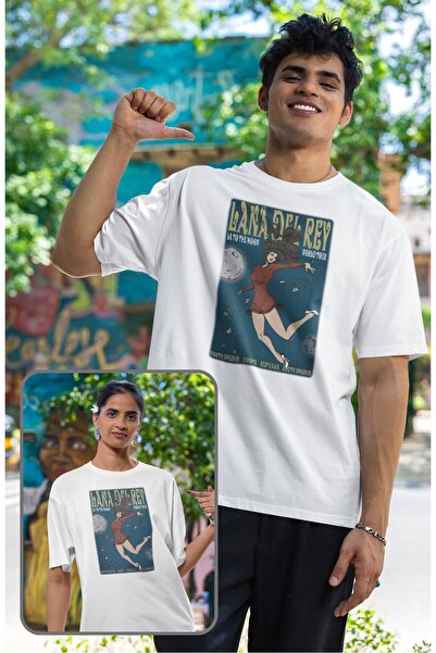 Fuddy Moda Μπλουζάκι με στάμπα Unisex La To The Moon World Tour, μπλουζάκι με...