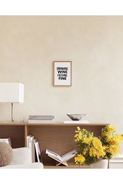 Thetic Bea vin și simți-te bine - Poster de perete PREMIUM fără cadru cu estetică modernă