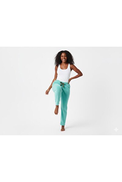 FAMES PİJAMA Winter Plush Women's Pajama Bottoms