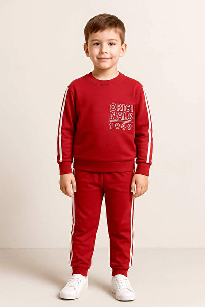 krm kerem bebe Düz Alt-Üst Çocuk Eşofman Takımı