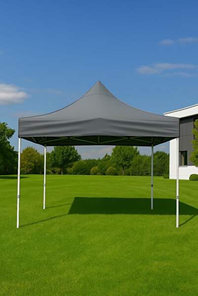 İKİZLER BRANDA 3x3 Gazebo Çadır – Tente – Taziye Çadırı – Bahçe, Balkon, Teras ve Organizasyon Çadırı