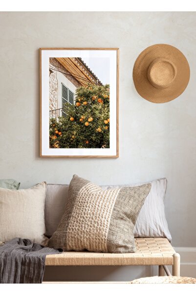 Thetic Portocale în grădină - Poster de perete PREMIUM fără cadru cu estetică modernă