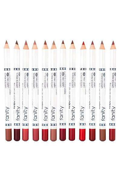 Vanity 12-Piece Multi-Color Lip Liner Set