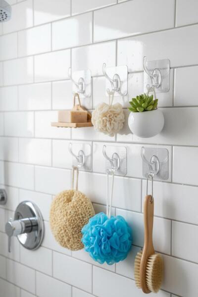 EWs 6’lı Metalize Sarı Gümüş Askı Seti Şeffaf